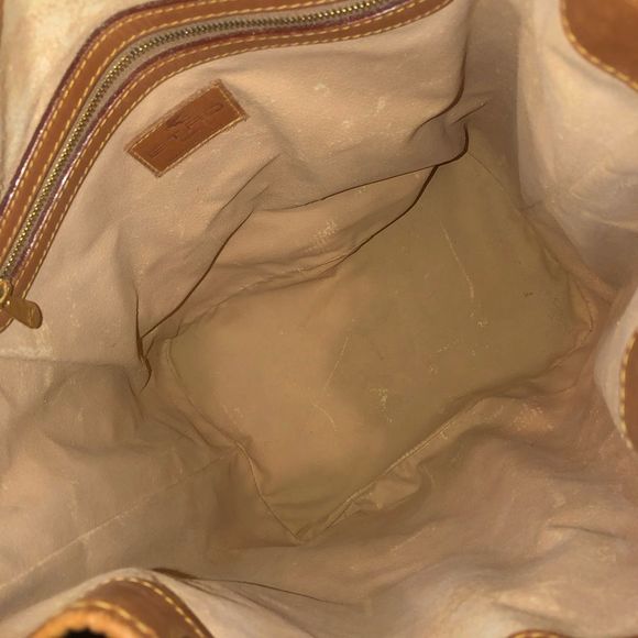 W ETRO Milano Red Paisley Drawstring Bucket Shoulder Bag Internal Zipper Pocket - Picture 13 of 17